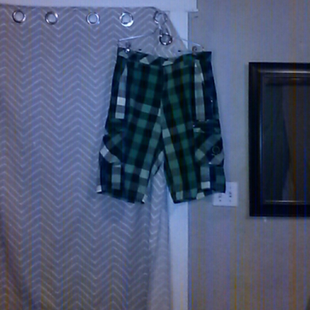 Mens checkered shorts